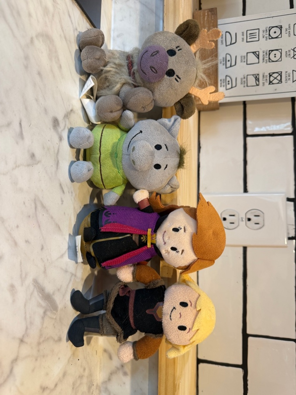 Plush Character Toy Set - Assorted Colors